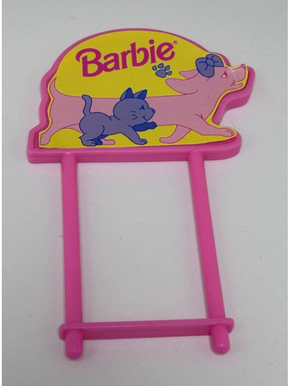 Barbie Pet Parlor Sign Vintage 1994 Mattel Replacement Part Dollhouse Furniture